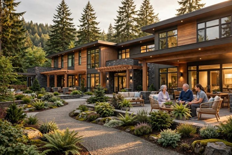 Senior living community exterior
